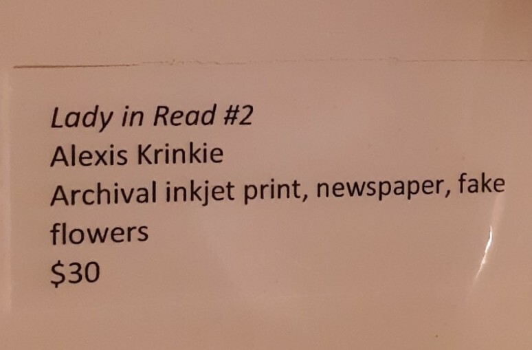 Lady In Read #2 by Alexis Krinkie Archival Inkjet Print