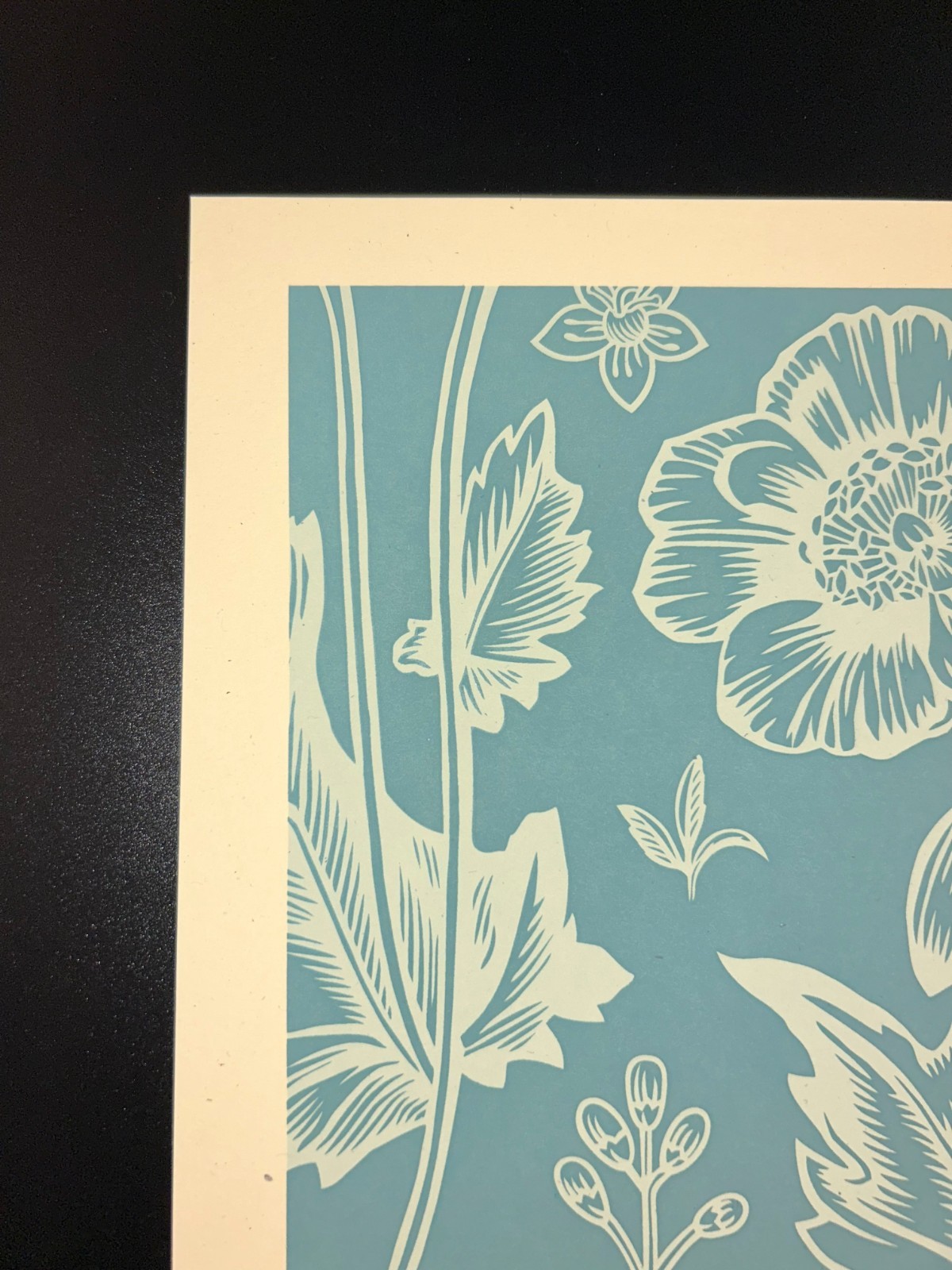 Obey Shepard Fairey ‘Sedation in Bloom’ Blue Poppies, Signed Numbered, 150 only