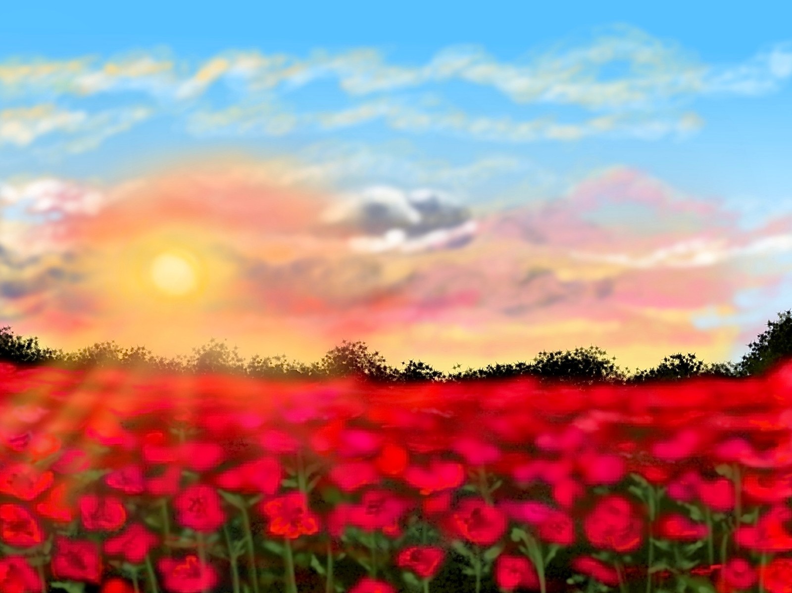 Landscape Art Print ACEO