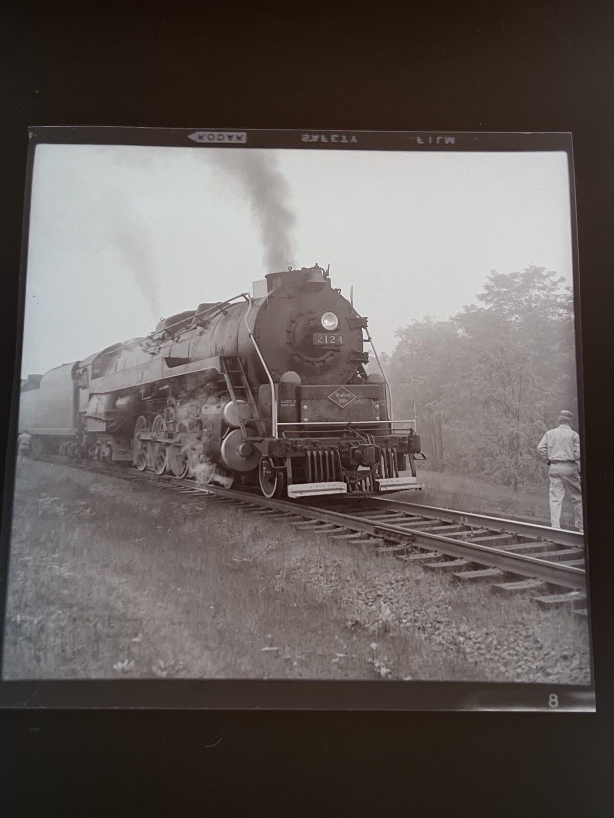 1960 RDG 2124 Reading Railroad 2.5In Negative 19