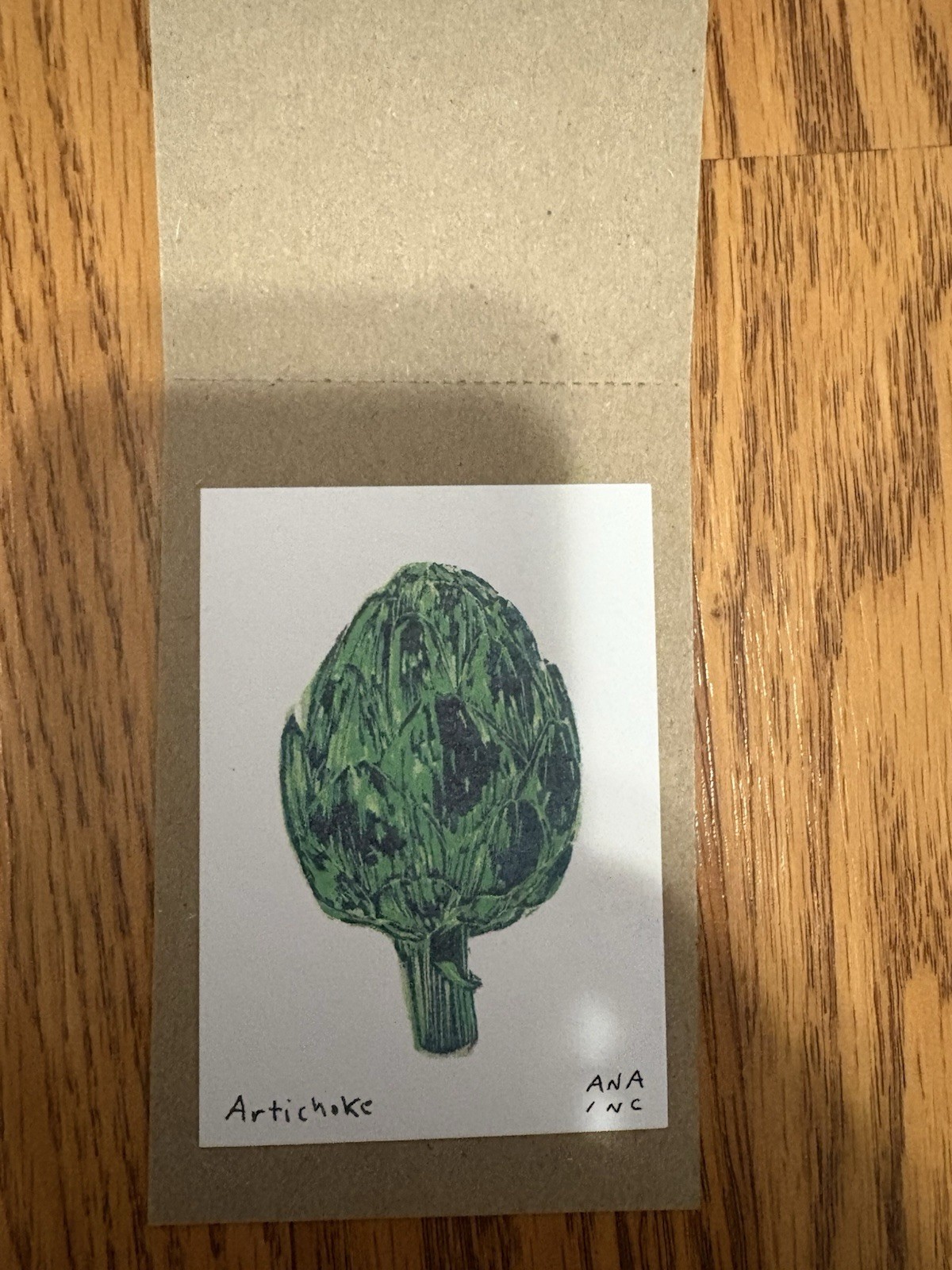 Ana Anastasia Inciardi Mini Print – “Artichoke”