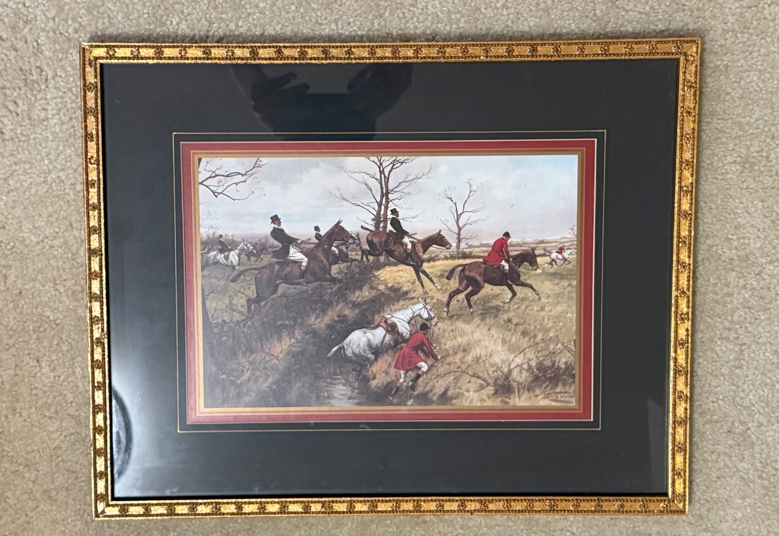 “Gone Away” “Far Cry” by George Wright Print In good Condition 15”x 19”
