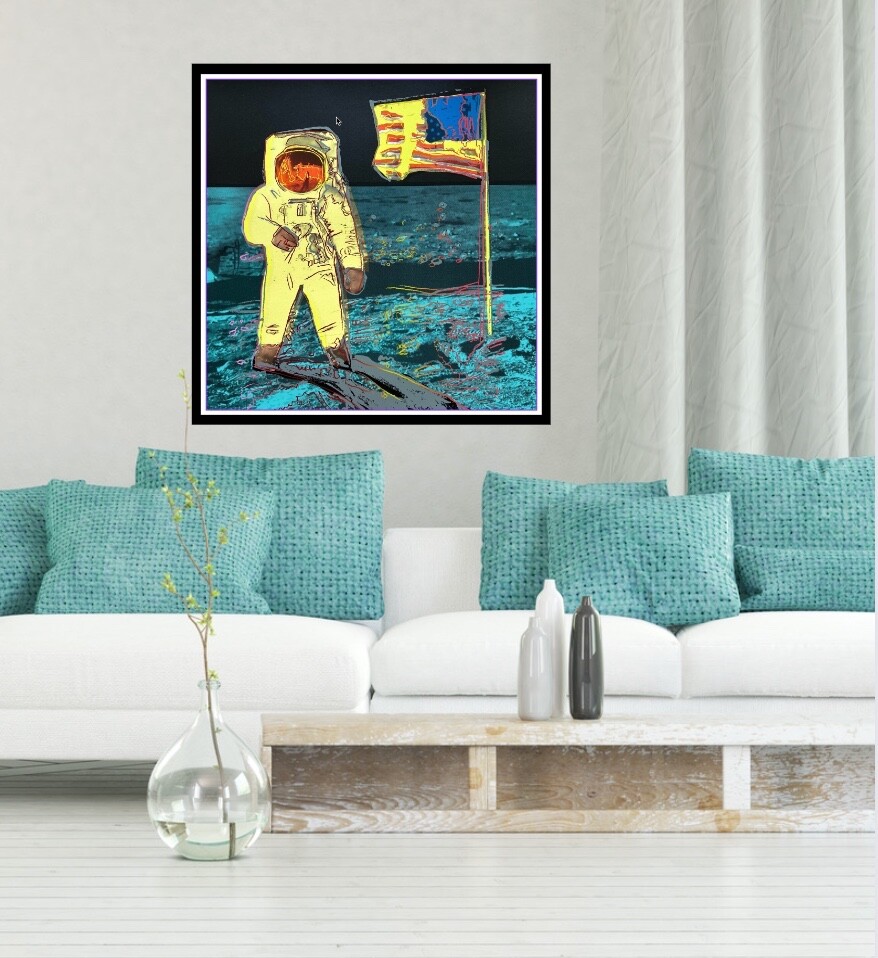 ANDY WARHOL -“MOONWALK”-APOLLO 11- SILKSCREEN (Screenprint)- BEST QUAITY- PRICE!