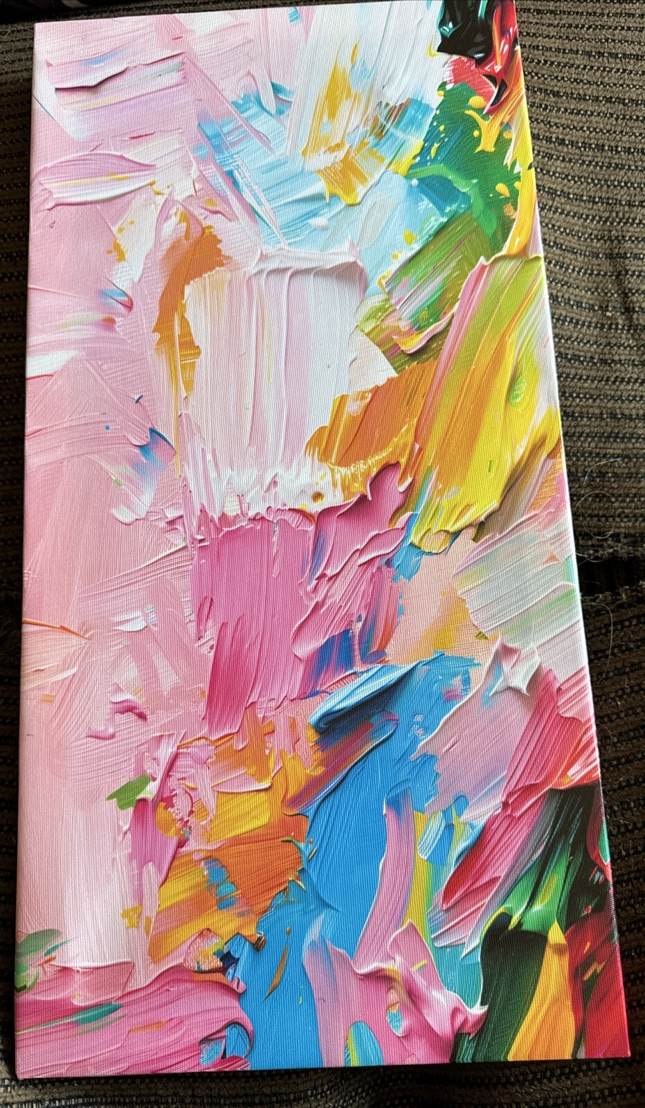 10 X 20 Oblong Abstract Print NEW Shipping Included