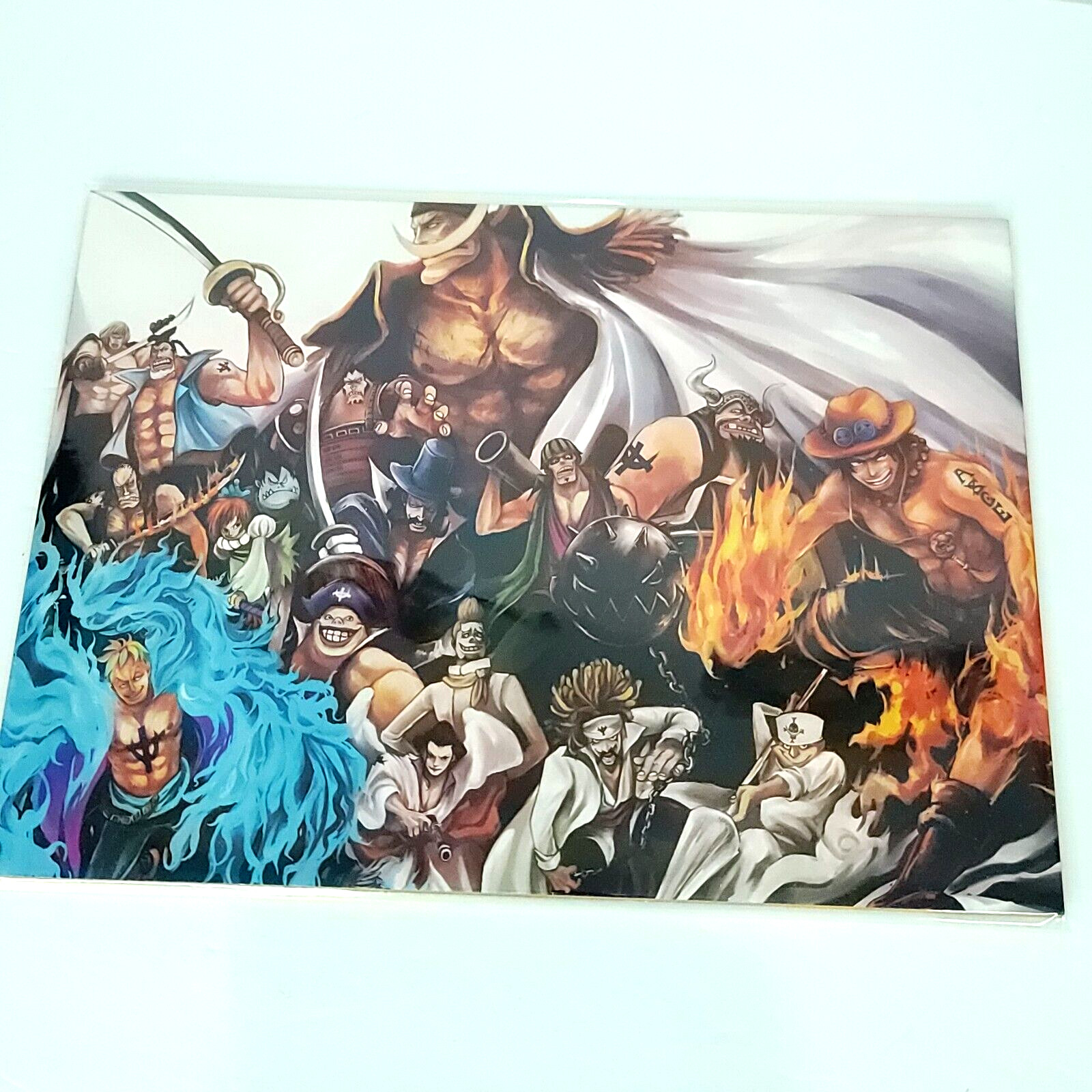 White Beard Pirates One Piece HZ2-031 Double-sided Art A4 8″ x 11″ Waifu Card
