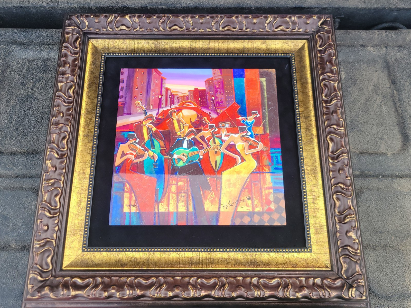 Charles Lee “Venetian Serenade” Dye Sublimation on wood Signed 24/450 Picture