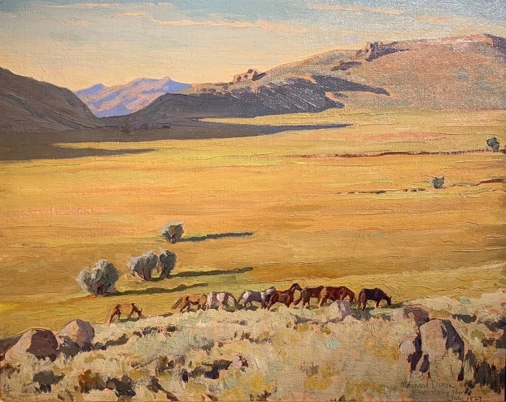 Maynard Dixon Meadows 1927 VINTAGE poster print wall art
