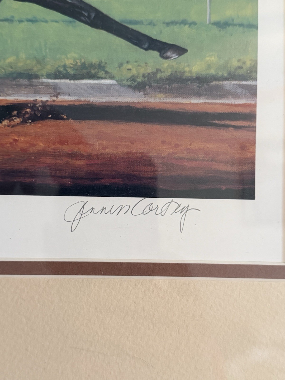 “Ruffian winning The 1975 Filly Triple Crown, Signed by Jenness Cortez 52/250.