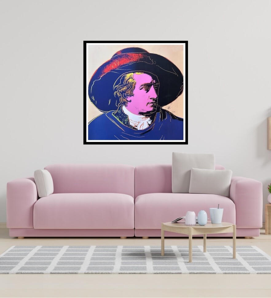 ANDY WARHOL- “GOETHE FS #273”- Trial Proof with diamond dust- Unsigned- RARE!