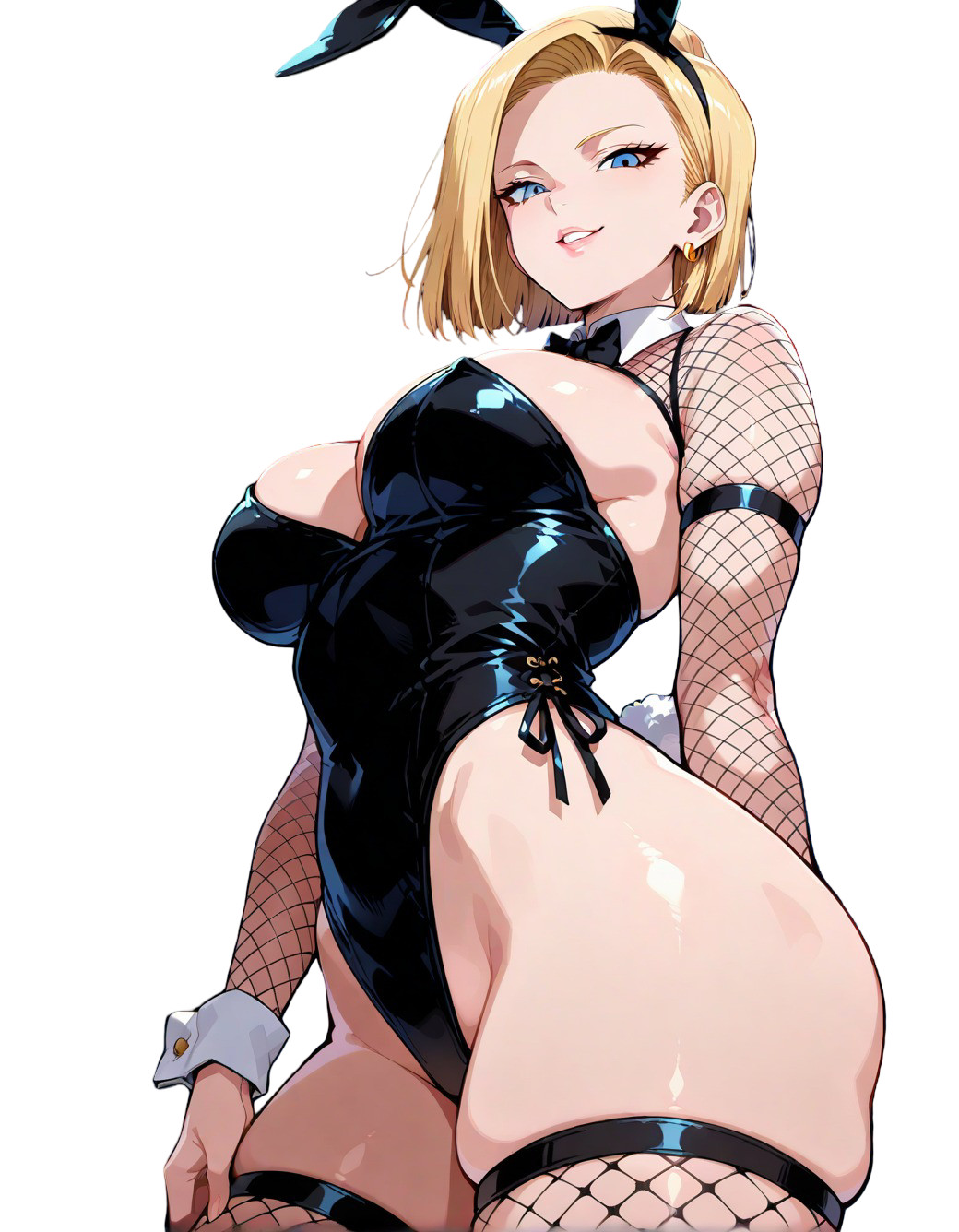 Android 18 Waifu Sticker 6″ Anime Car Decal Weatherproof