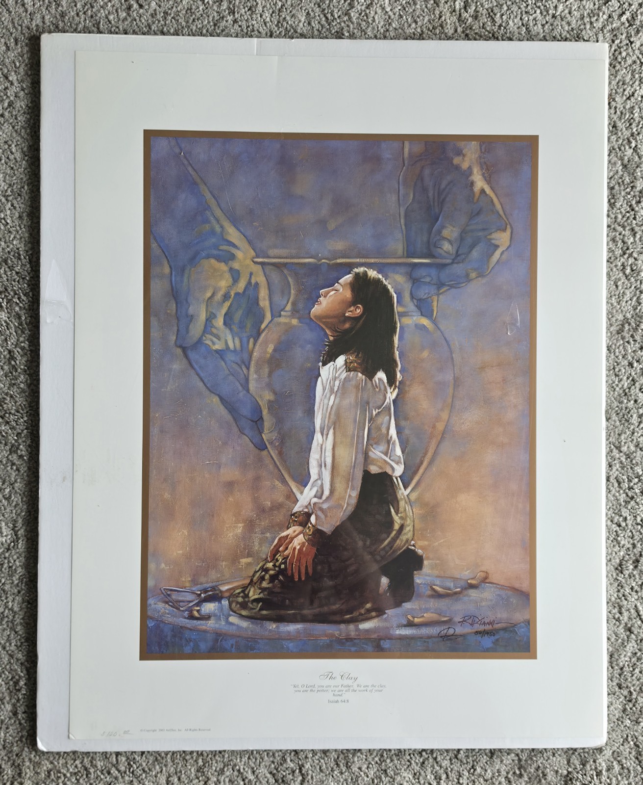 Ron Dicianni ‘The Clay’ Isaiah 64:8 Limited Ed Christian Bible Print – IN SHRINK