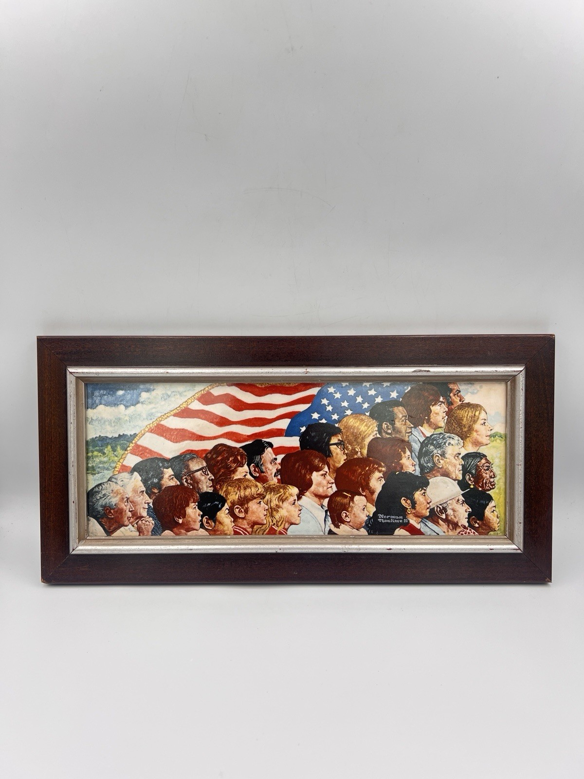 Limited Edition Norman Rockwell’s “America” Wall ArtFramed