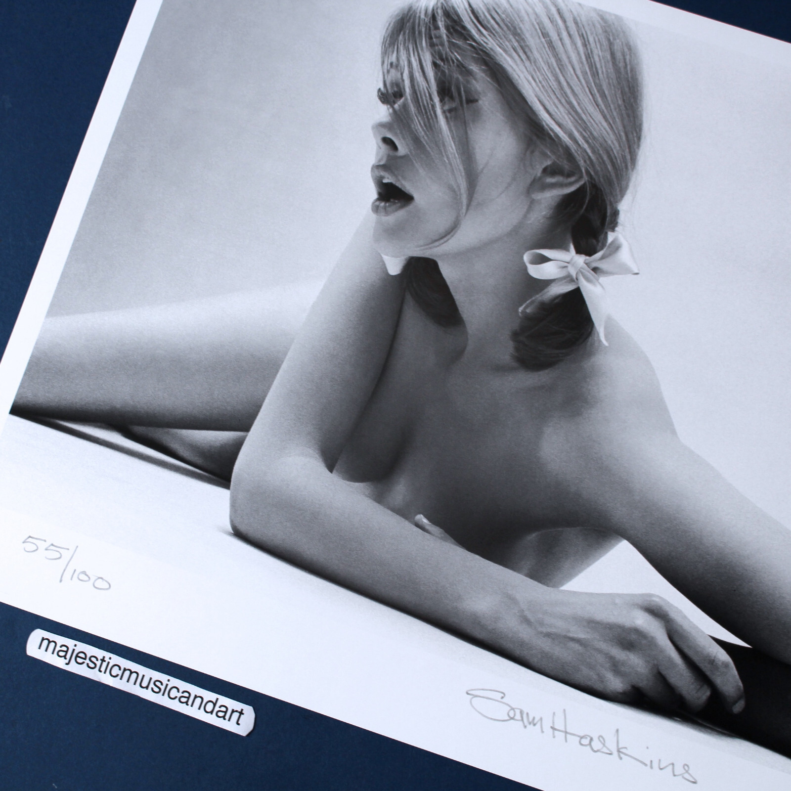 SIGNED & NUMBERED SAM HASKINS PHOTO LITHOGRAPH ART PRINT LIMITED 100