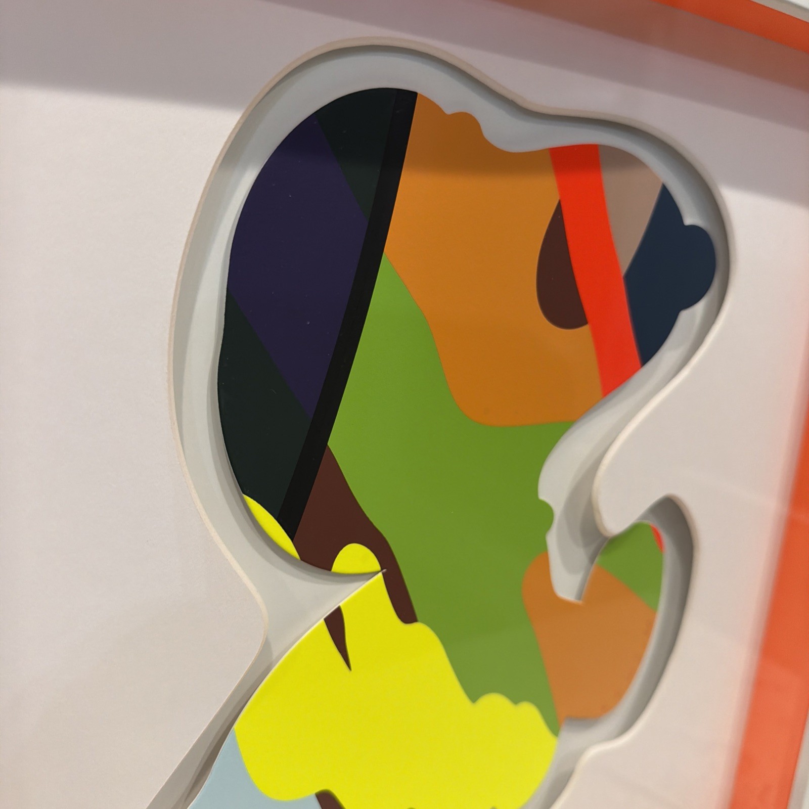 KAWS “RUNNING SNOOPY” Print 2021 Signed XX/20 Rare Custom Frame/W Museum Glass