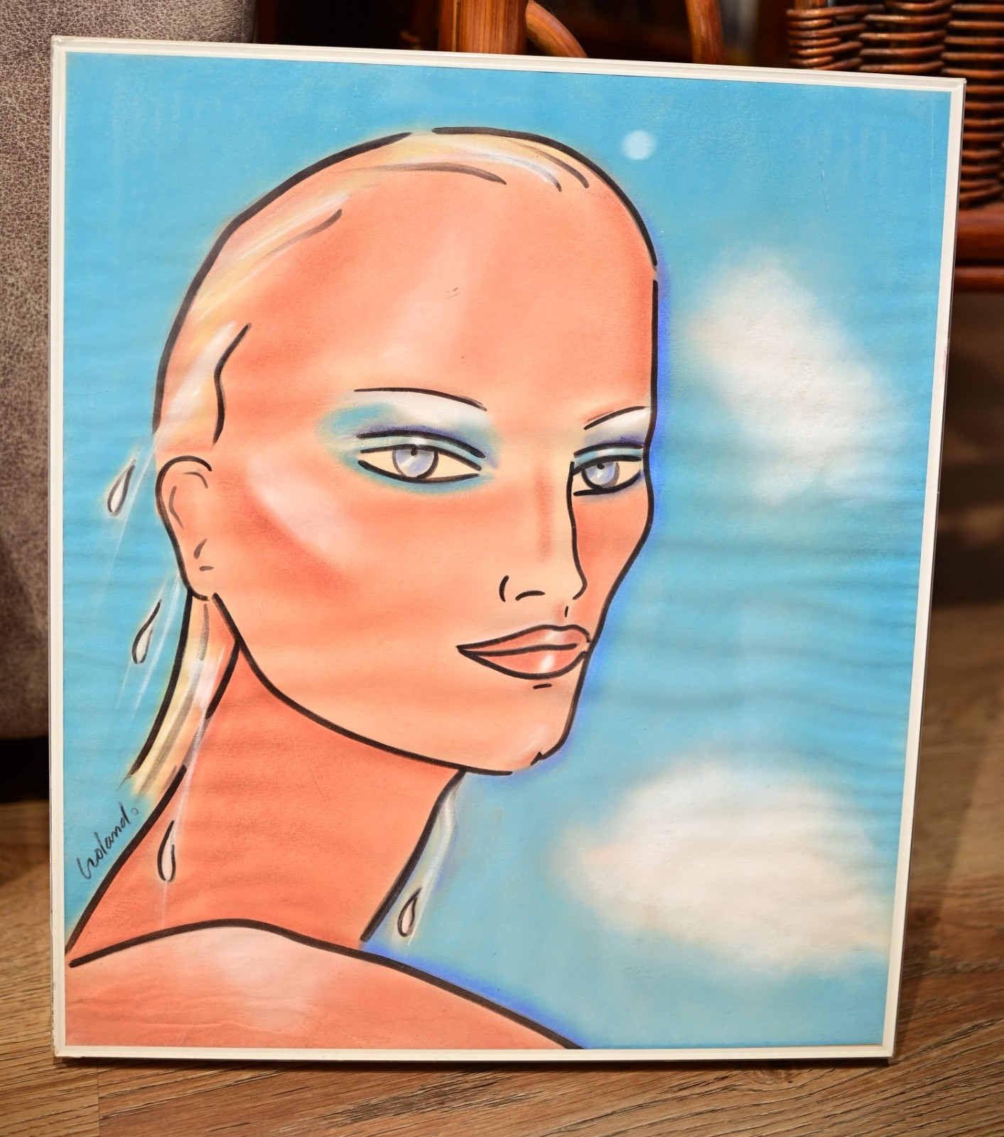 David Croland Pastel mixed media/Signed