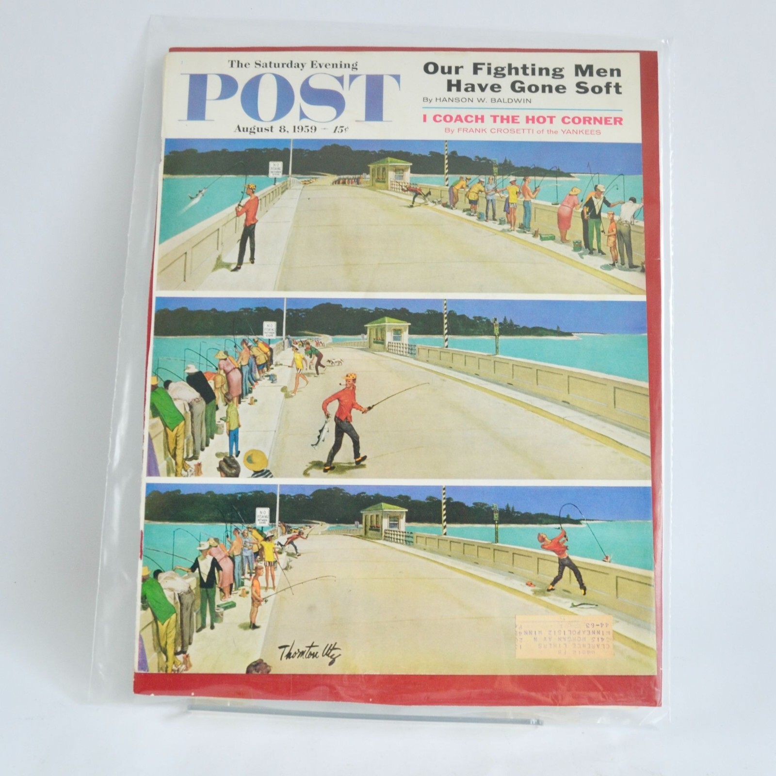 The Saturday Evening Post Magazine COVER August 8 1959