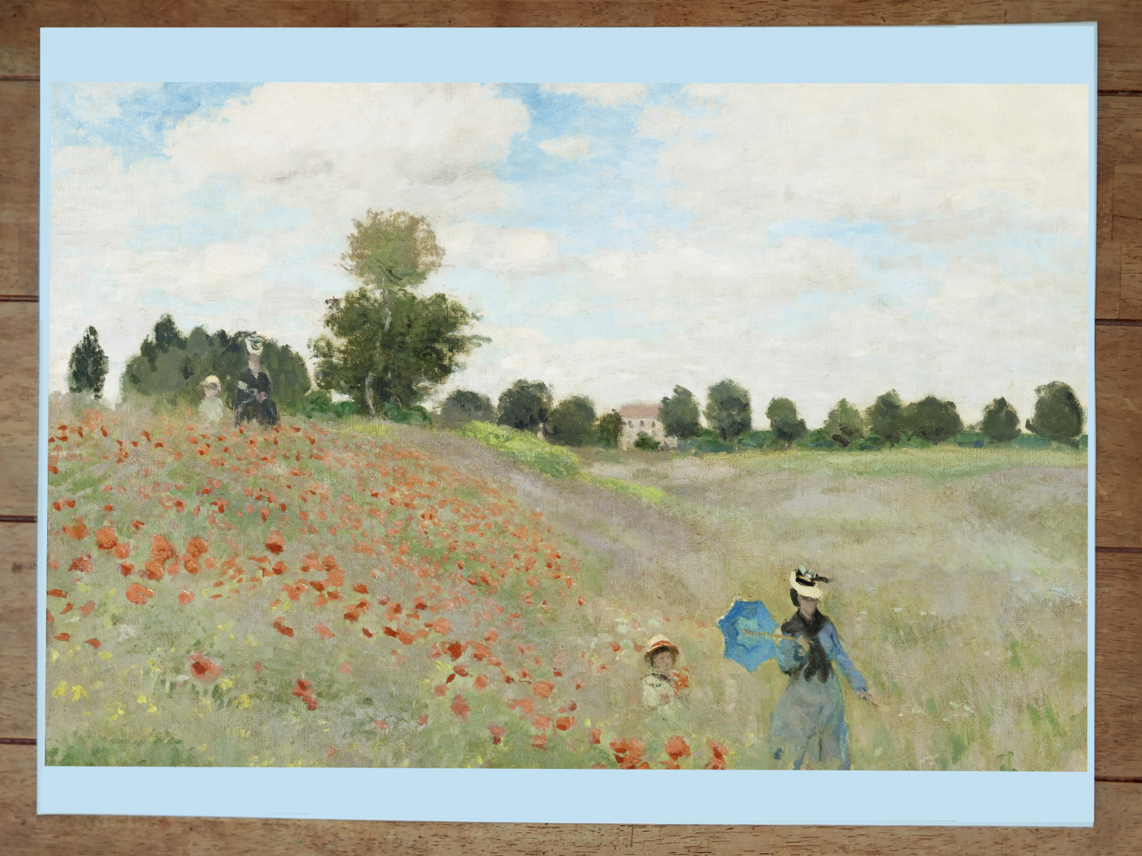 Claude Monet’s The Poppy Field near Argenteuil (1873) Poster 18x24in