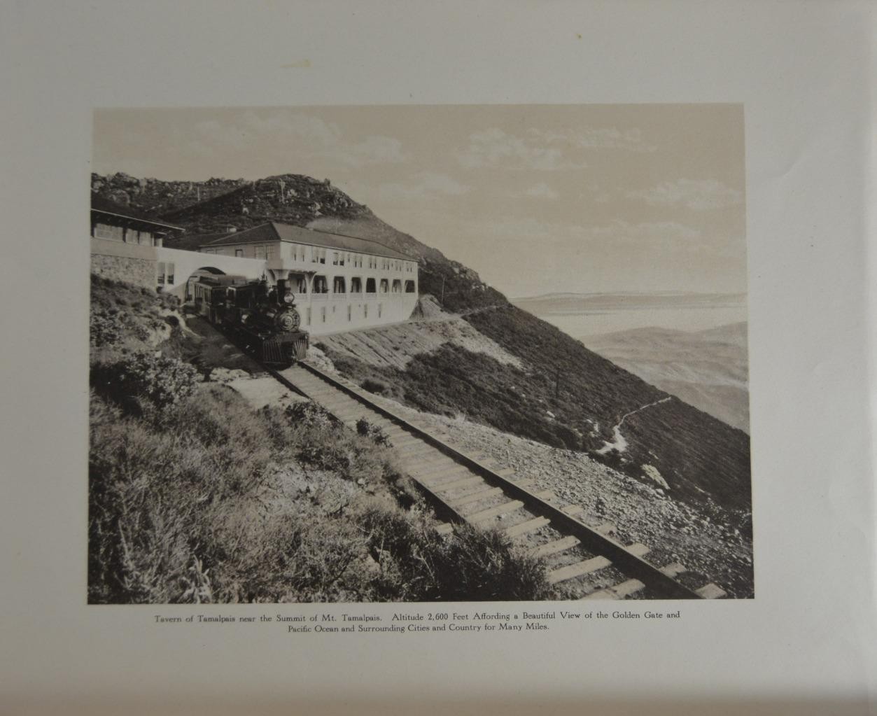 Antique Tamalpais California and Feather River Inn Souvenir Art History 1904