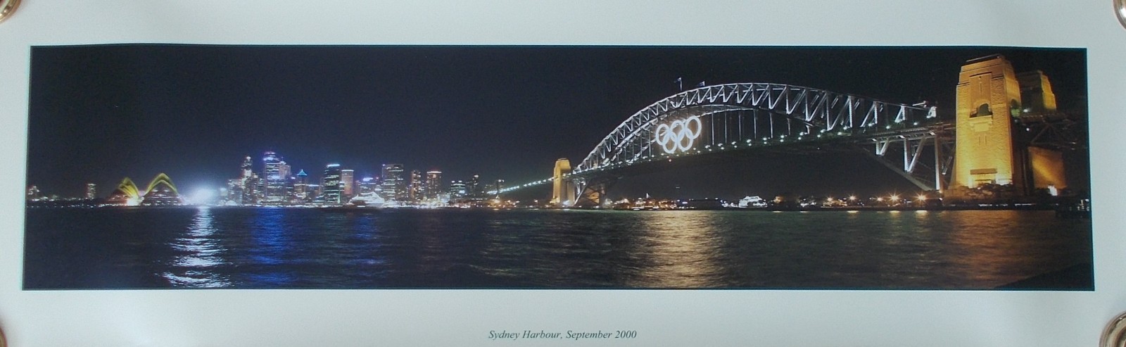 AUSTRALIA PHOTOGRAPHIC PRINT 11 “X37” SYDNEY HARBOUR 2000