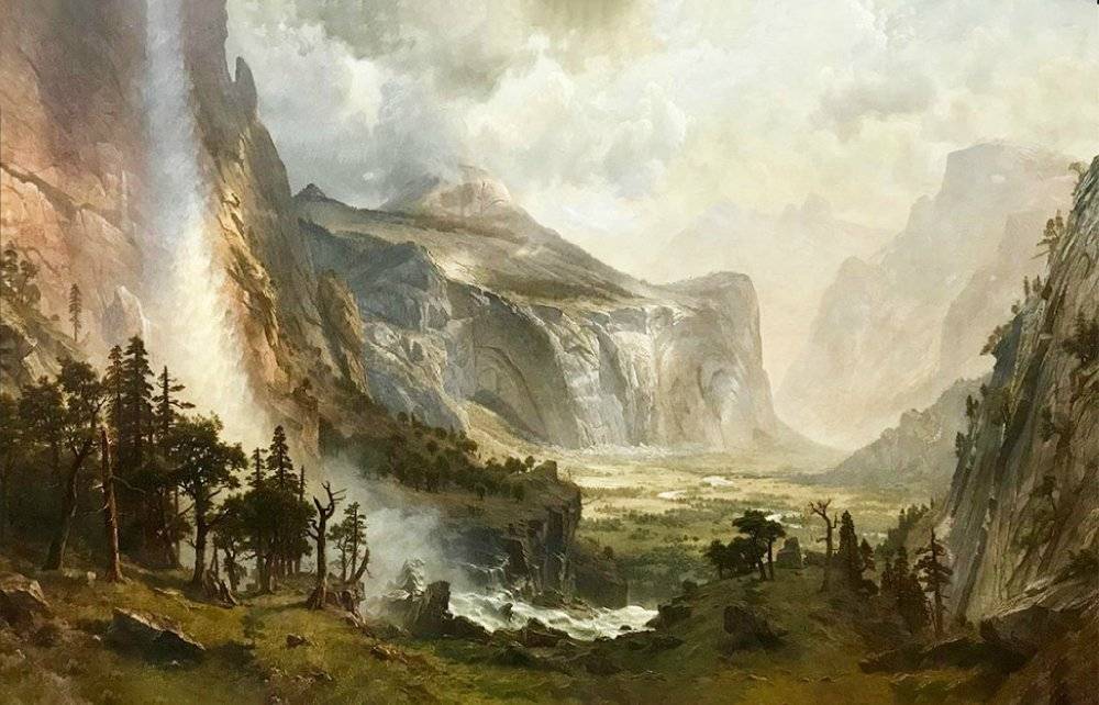 Dome of Yosemitie by Albert Bierstadt