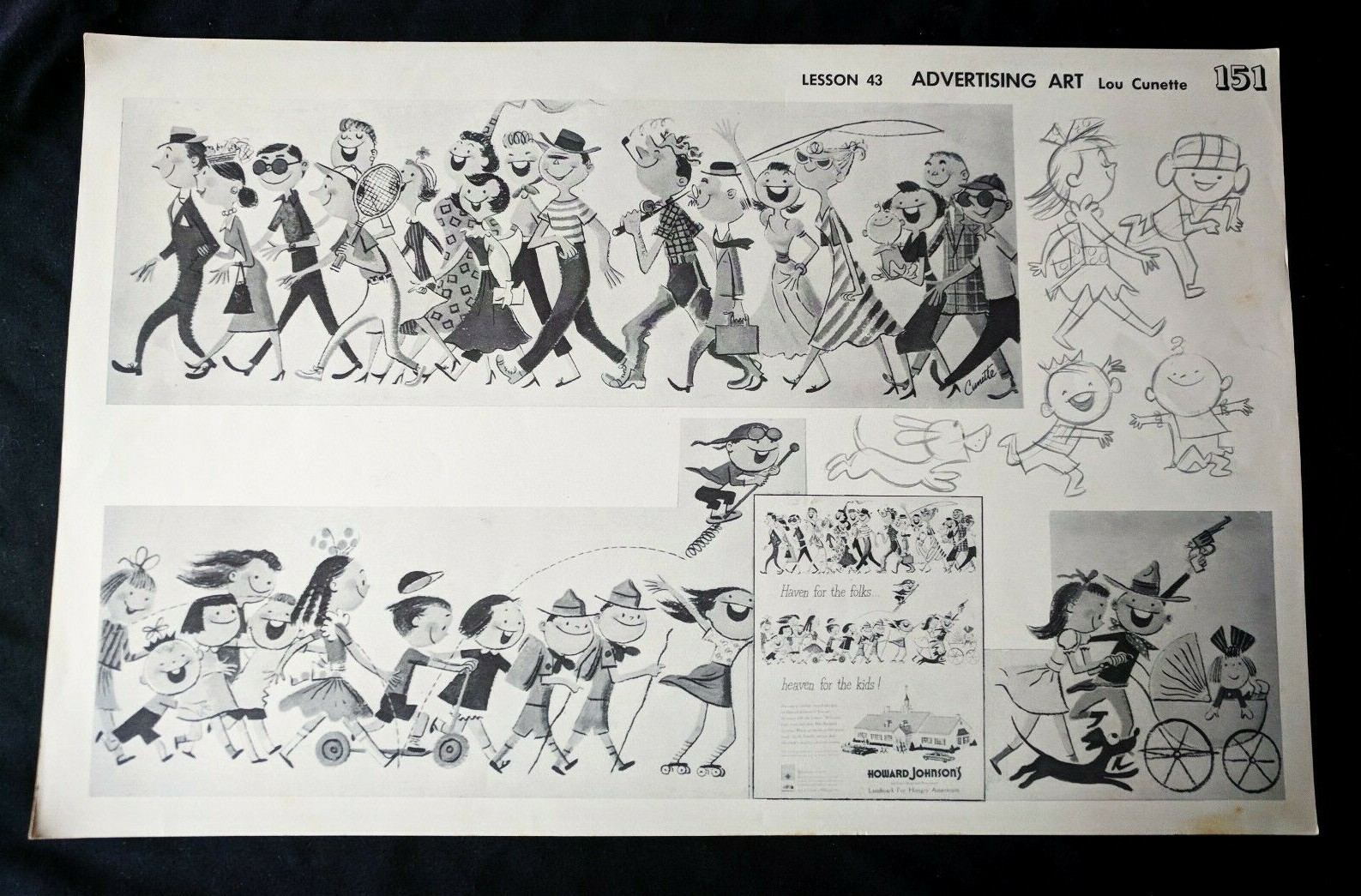 Artist Institute of America LOU CUNETTE Advertising Art Illustration Lessons