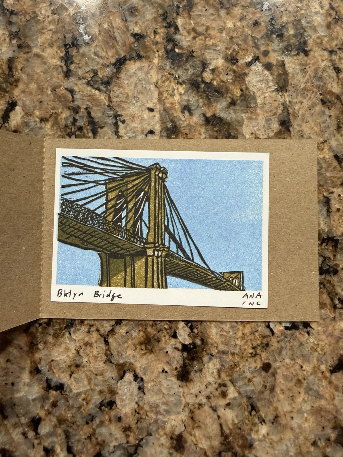 Ana Anastasia Inciardi Mini Print – Bklyn Bridge NYC Exclusive