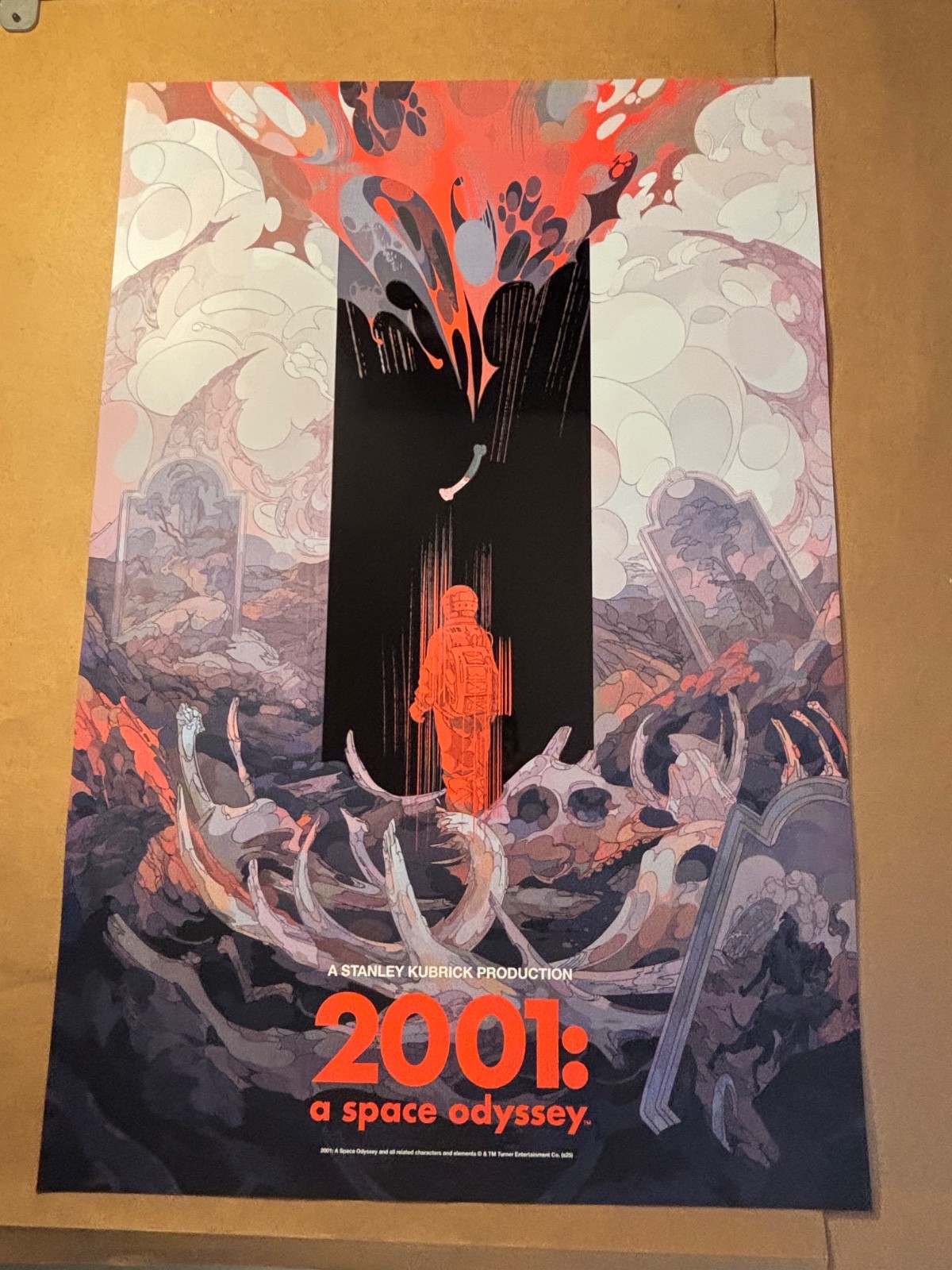 2001: a space odyssey Chromolux Variant Deb JJ Lee Mutant Mondo screen print