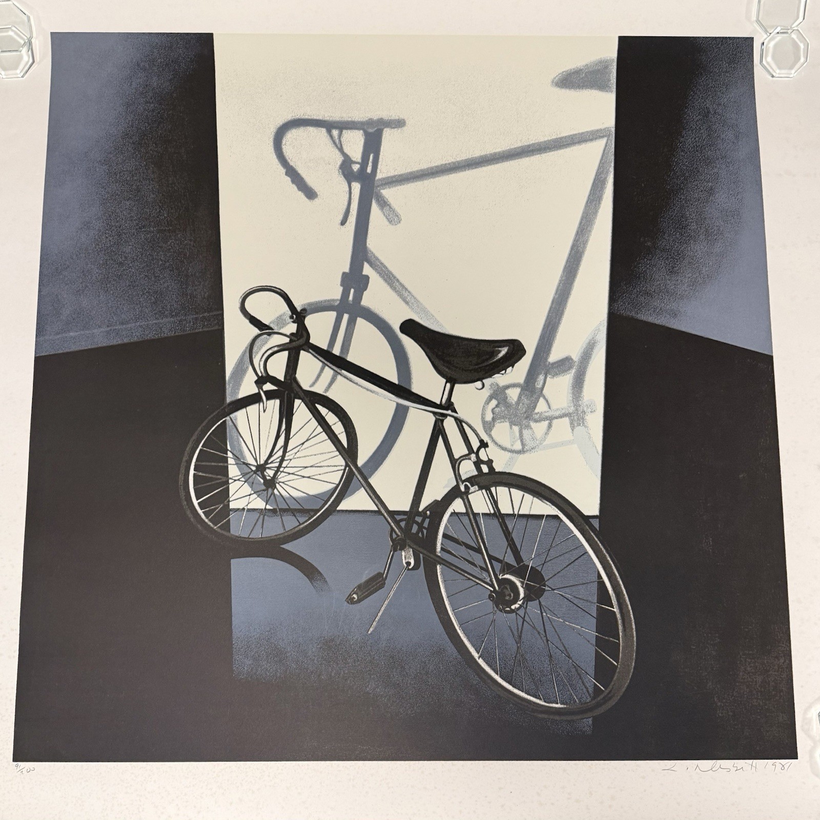 1981 Lowell Nesbitt BICYCLE Signed #91/200 HUGE