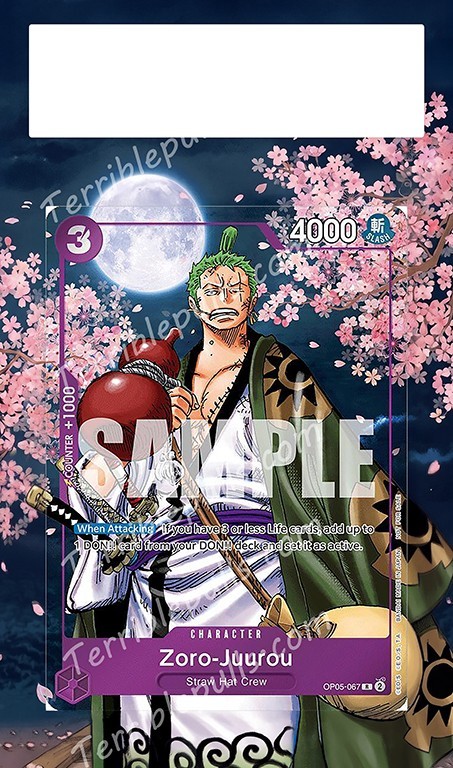 One Piece Extended Art for PSA- Zoro-Juurou Event Pack Vol. 5 ART ONLY