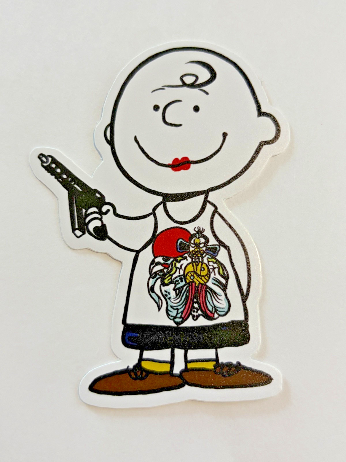 NEW Official RAID71 STICKER 3.5 x 2.5 inches Peanuts Charlie Brown