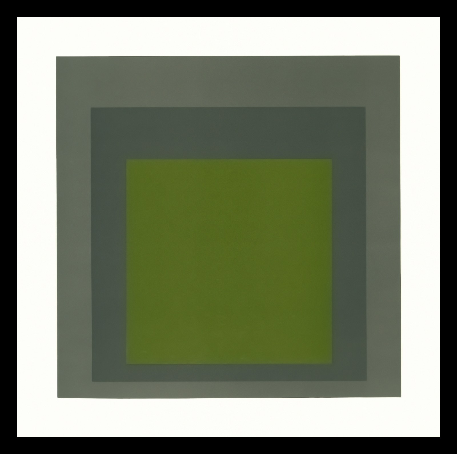 1971 Josef Albers Lithograph “Homage to the Square: Implict”