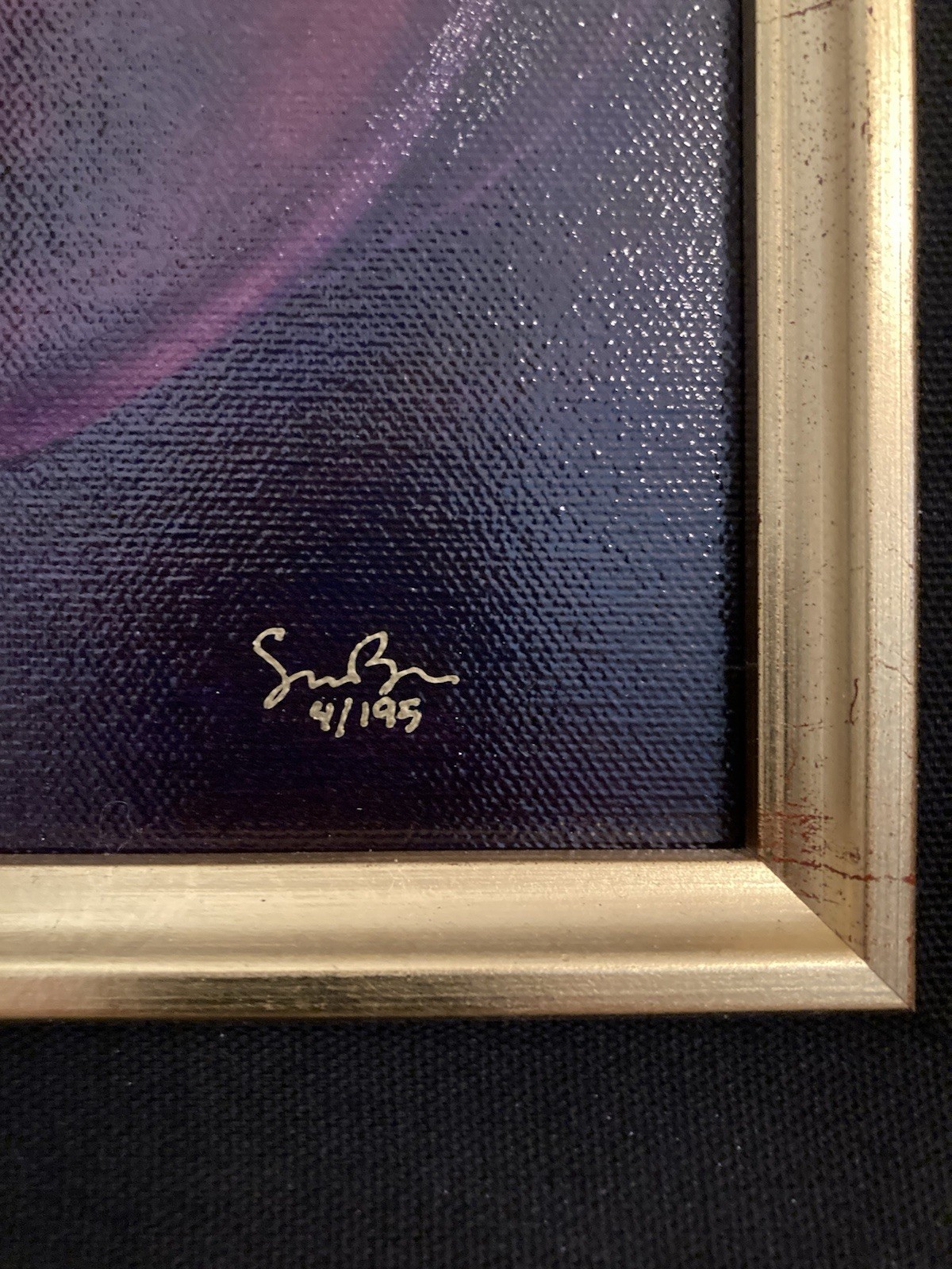 Simon Bull Ltd. Edition “Holding The World In Your Hands” Plum 4/195 Gallery