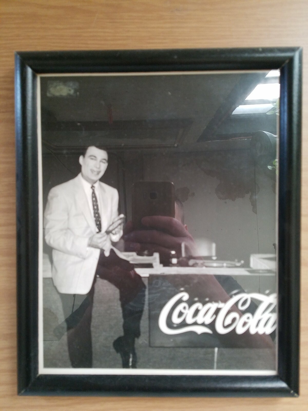 1950’s DJ Coke Coca Cola Photograph Art Richmond Vintage Framed
