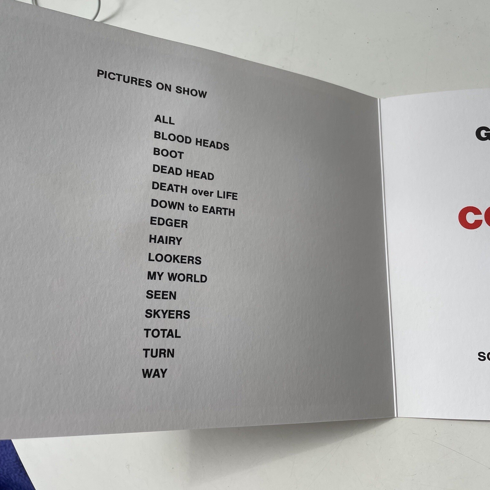 Gilbert And George Gallery Invite 1989 NYC 1980s New Cosmological Pictures