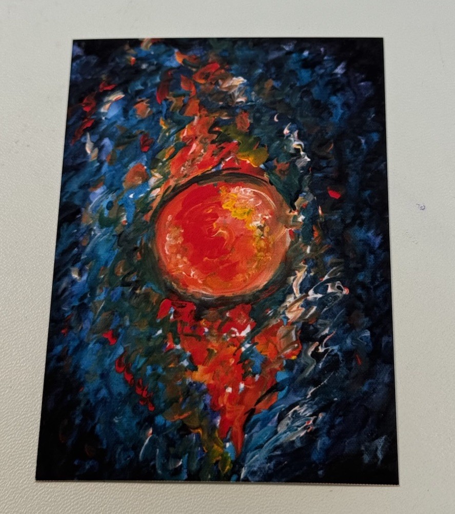 ACEO Art PRINT “Abstract 3” Mini Collectible Art 2.5 x 3.5 Inches