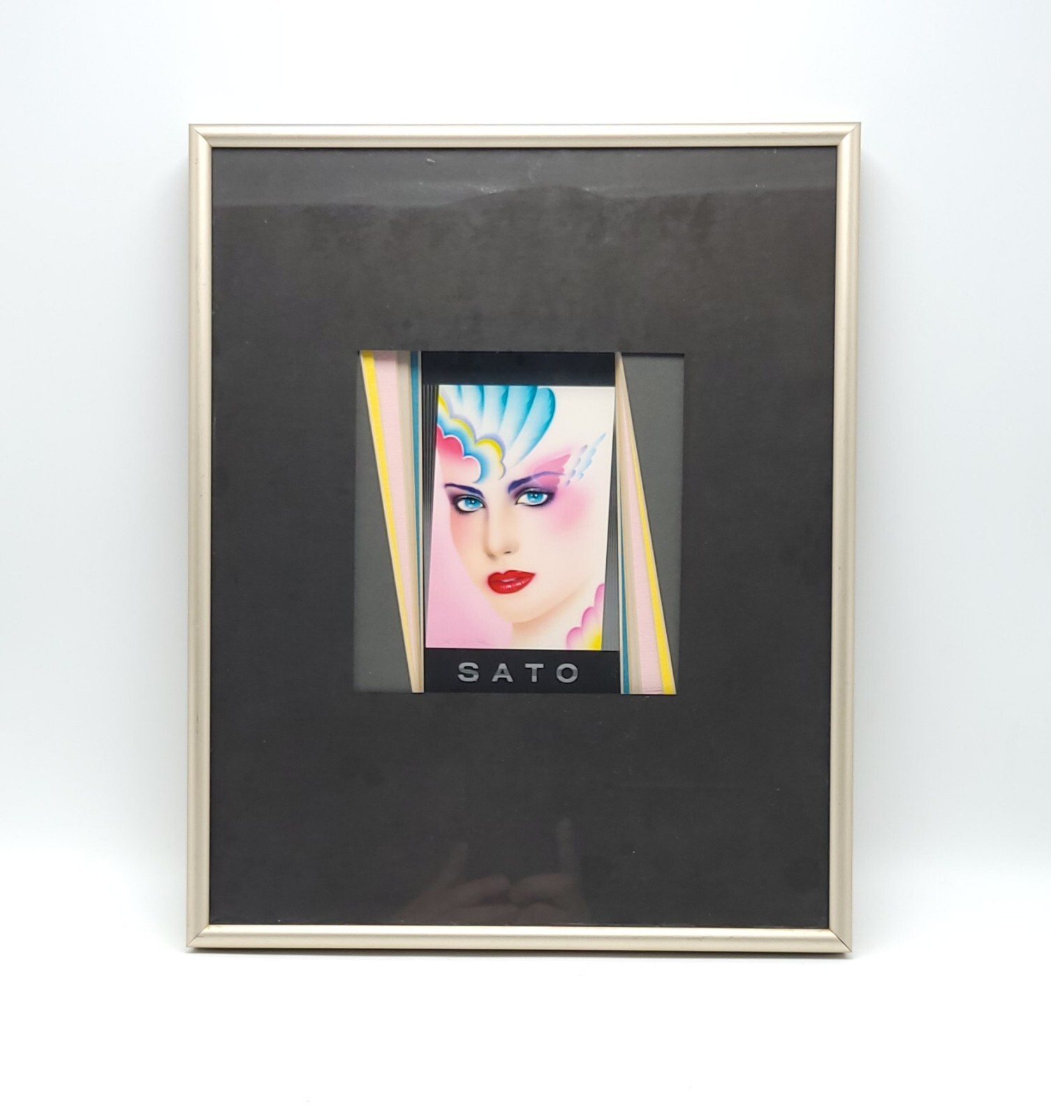 Pater Sato, Lady of Paradise, Lithograph Signed 11″ x 13.25″