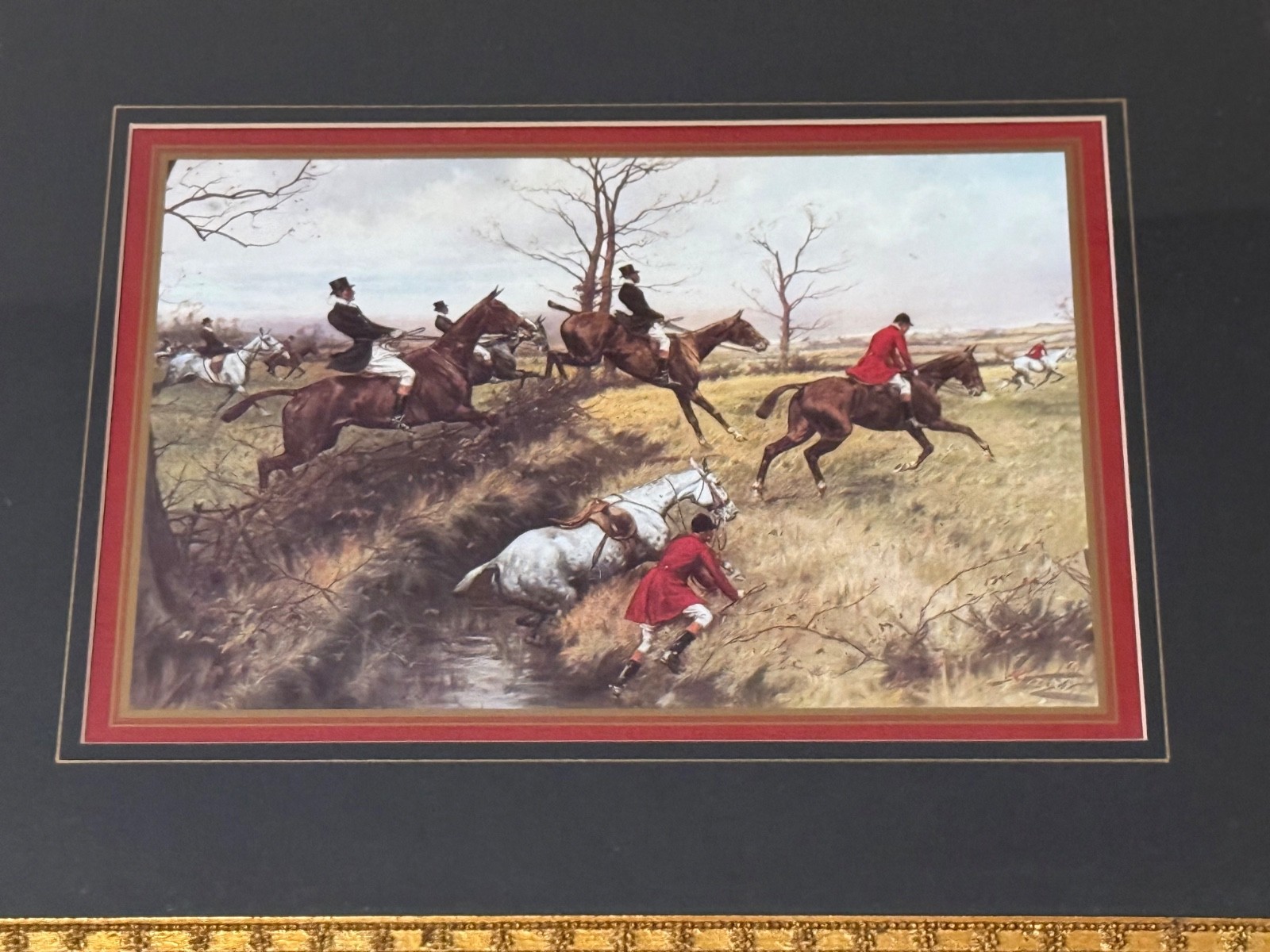 “Gone Away” “Far Cry” by George Wright Print In good Condition 15”x 19”