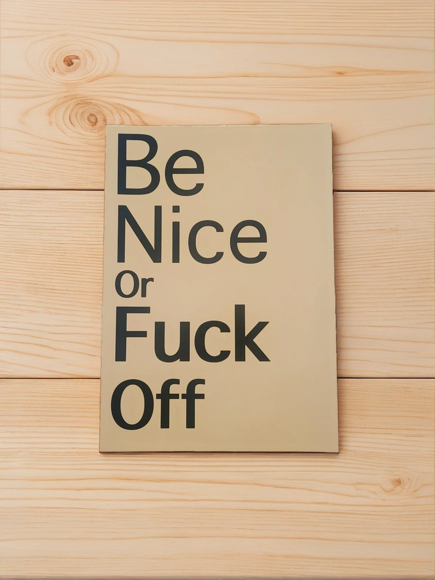 Rude sign
