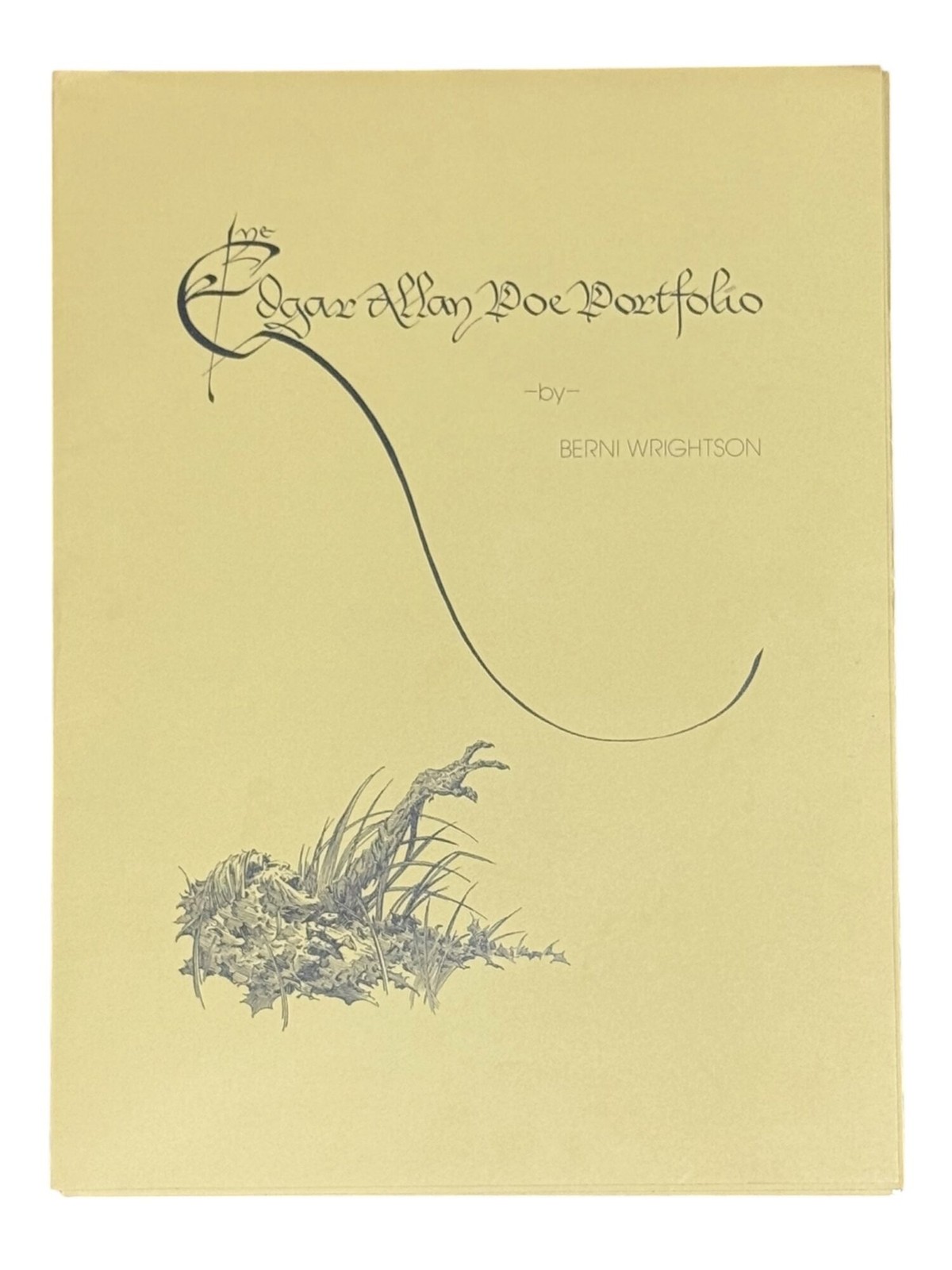 Berni Wrightson / The Edgar Allan Poe Portfolio Signed 1st Edition 1976