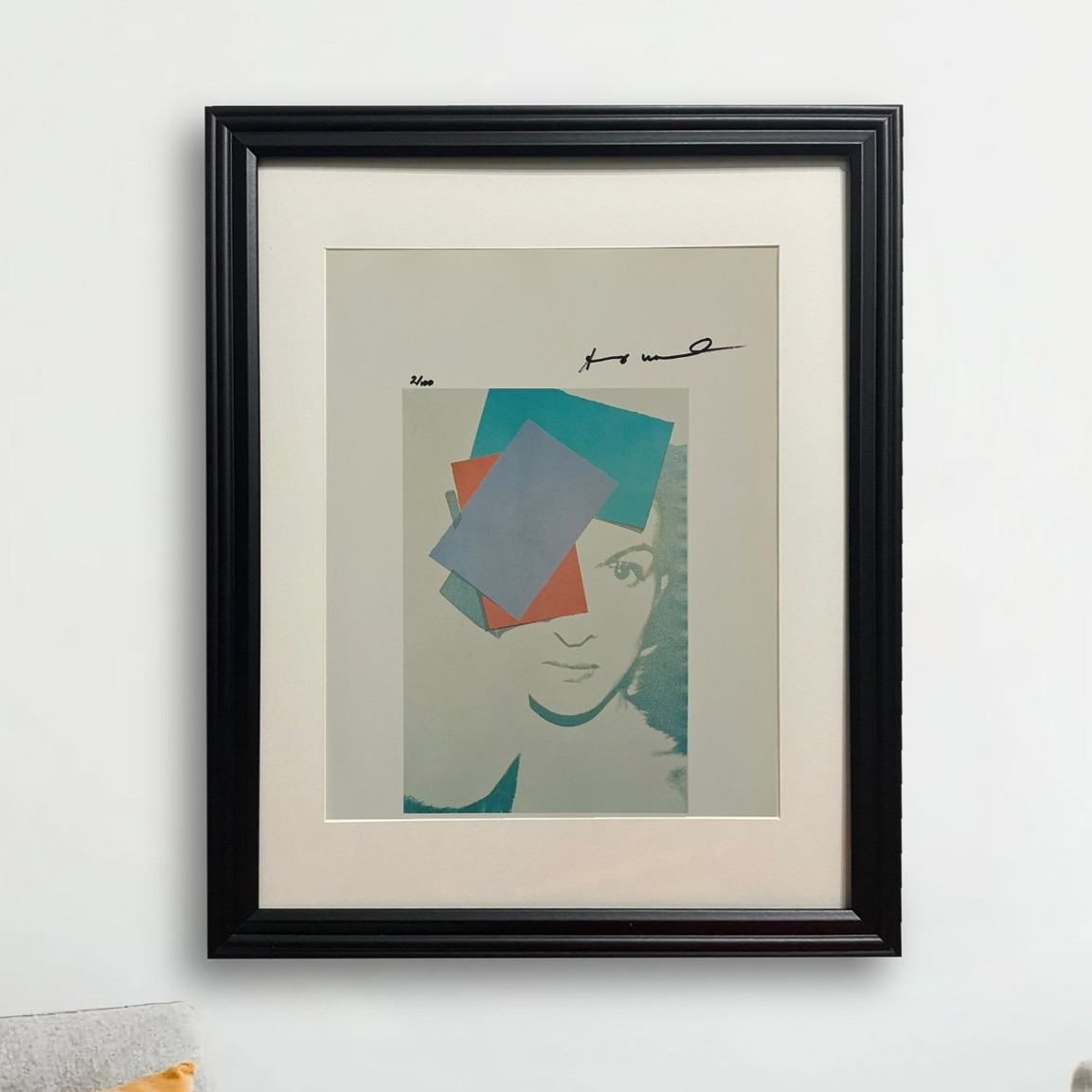 Andy Warhol Hand-Signed Original Print With COA & +$3,500 USD Appraisal Included
