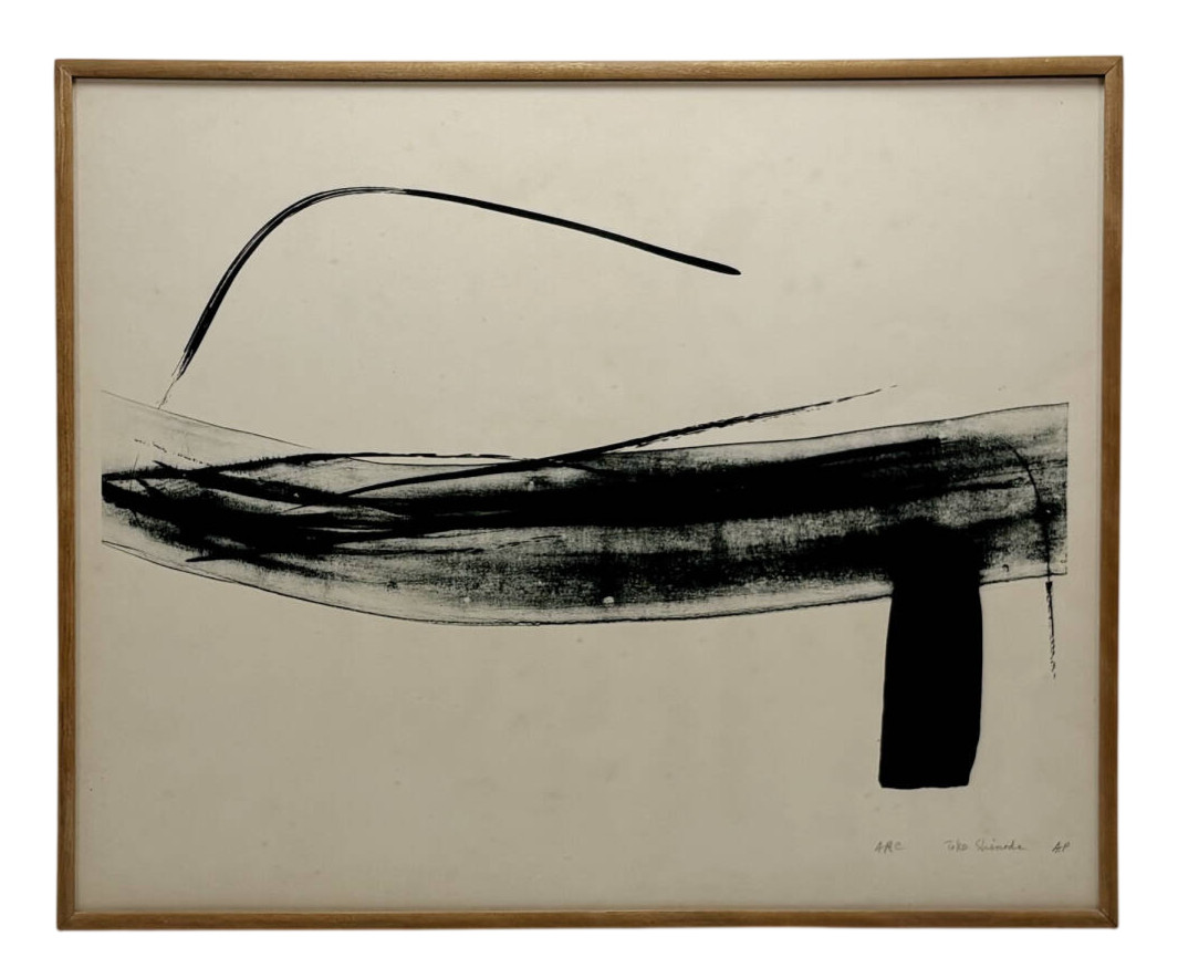 Toko Shinoda Lithograph Print Autograph Size H 18.3 x W 22 in