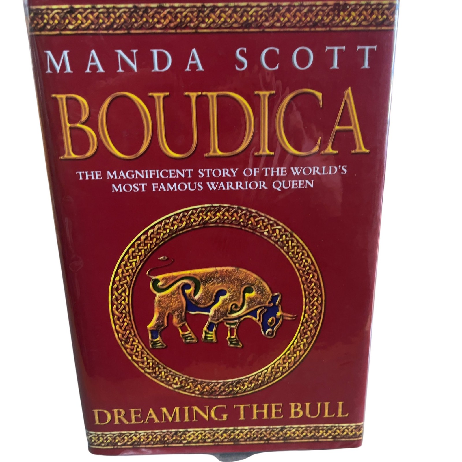 Boudica Dreaming the Bull Manda Scott Hardcover Signed 2004 Historical Fiction