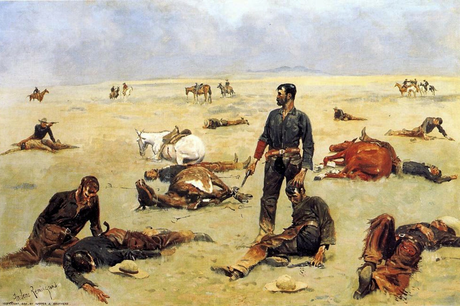 What an Unbranded Cow Has Cost by Frederic Remington Giclee Print + Ships Free