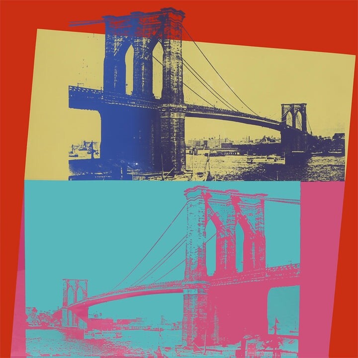 ANDY WARHOL -“Brooklyn Bridge”- Silkscreen Proof- Museum Quality-Full Size Piece