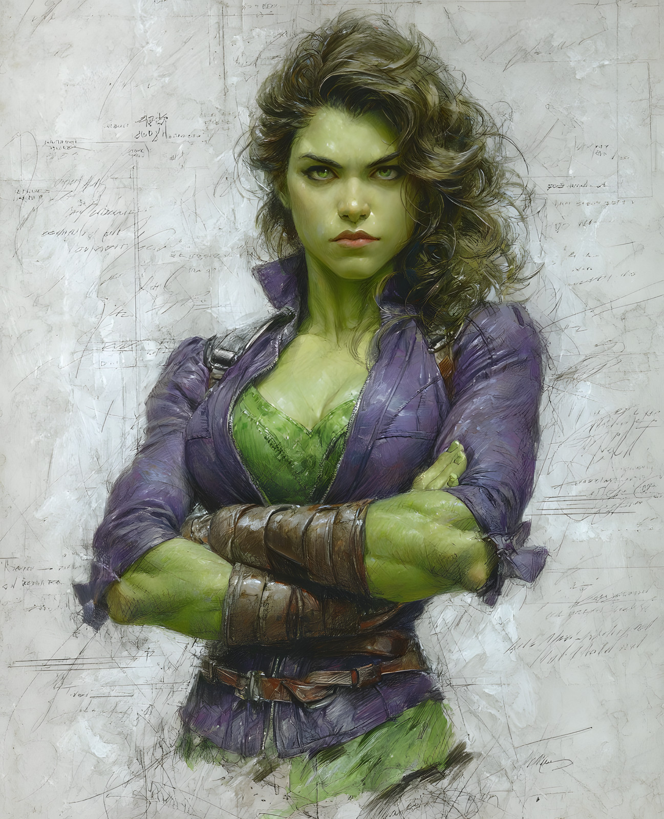 8×10 Character Illustration Art Print – 554304362
