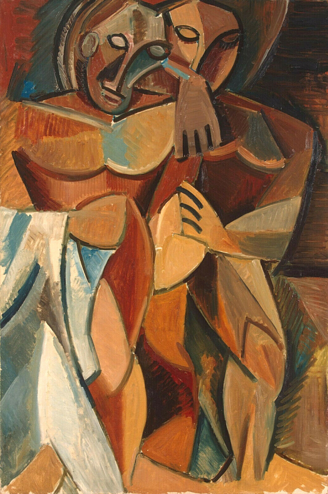 Friendship (1908) by Pablo Picasso – 17″ x 22″ Fine Art Print – 00616